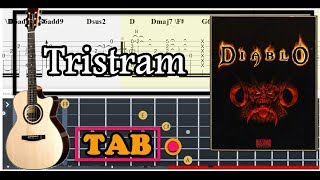 Guitar Tab  Tristram Diablo OST Fingerstyle Tutorial Sheet Lesson Anp [upl. by Andrew814]