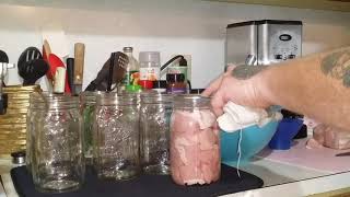 Canning Pork Loin quotcold pack methodquot [upl. by Fabrianne]