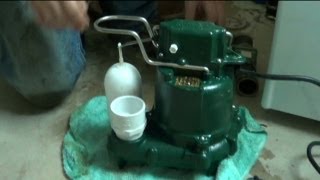 Atlantic Drain  DiY Zoeller M53 SUMP PUMP install plus check valve [upl. by Ardnwahsal264]