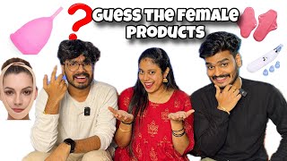 GUESS THE FEMALE PRODUCT CHALLENGE 🤩 [upl. by Melentha141]