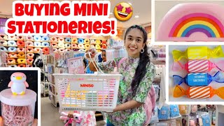 Buying MINI Stationeries from Miniso🎀🤩✨️  Riyas Amazing World [upl. by Berlin674]