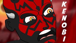 Darth Maul Kenobi Scream  Animated [upl. by Youngran379]