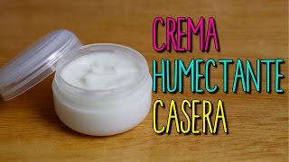 Crema Humectante Casera  Para todo tipo de pieles  Receta Fácil  Catwalk [upl. by Asile]