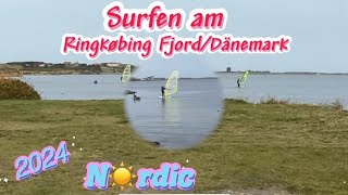 🇩🇰Dänemark❤️Surfen am Ringkøbing Fjord 🇩🇰❤️danmark travel video [upl. by Ynaffi]