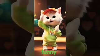 Cat kut Dance aj ki rat newsong cat😺😂👍🐈 [upl. by Andre]