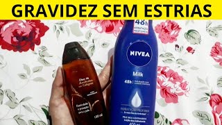 PRODUTOS BARATINHOS PARA EVITAR ESTRIAS NA GRAVIDEZ [upl. by Anoynek]