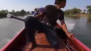 Long tail boat ISUZU 4jj1 turbo diesel engine 😱😱SUPER FAST [upl. by Eemla11]