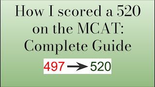 Full MCAT Guide From A 97th Percentile Scorer [upl. by Madi]