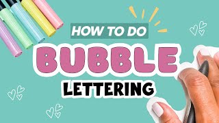 Create Stunning Bubble Letters with this StepbyStep Tutorial [upl. by Klinger]