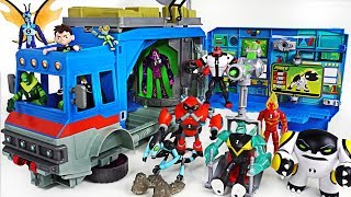 Dinosaurs broke into in Tayo town Ben 10 alien Rustbucket transforming vehicle Go  DuDuPopTOY [upl. by Susy]