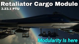 Testing The Retaliator Cargo Module In Star Citizen 3231 PTU  Modularity Is Officially Here [upl. by Zedecrem]