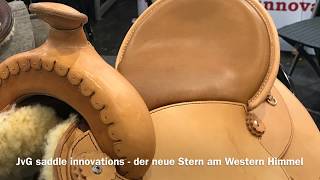 Westernsattel Reiner JvG Saddle Innovations 2019 [upl. by Ahseya]