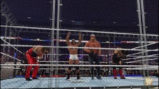 The Bloodline vs nWo Elite  WWE Survivor Series War Games WWE 2K24 Dream Match [upl. by Nreval]