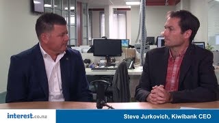 Double Shot Interview with Steve Jurkovich  Kiwibank CEO  August 2018 [upl. by Towny]