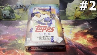 Numbered Rising Rookie Relic Pulled 2024 Topps Update Series Hobby Box Opening [upl. by Anyah]