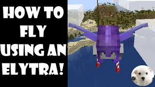 How to fly with elytra in minecraft [upl. by Fatma]