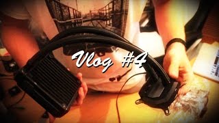 VLOG 4  Fixing My Computer  Corsair H80i V2 Installation [upl. by Shantee]