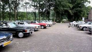 Mercedes Benz SL RC W107 club 1 Veluwe [upl. by Enelime]