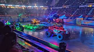 Hot Wheels Monster Trucks Live Glow Party Highlights [upl. by Secundas133]