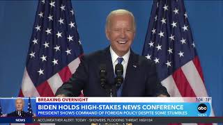 Key moments reaction from President Joe Bidens critical press conference [upl. by Shina128]