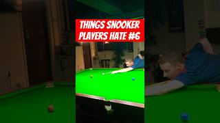 Things Snooker Players Hate 6 shorts snooker billiards sports video [upl. by Naimed]