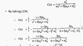 Design specification of second order system [upl. by Ennayhc]