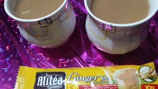 Malaysian instant ginger tea mix one minute tea [upl. by Olleina659]