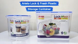 Aristo Lock amp Fresh Plastic Storage Containerindiaunboxed [upl. by Fulton596]