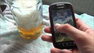 Samsung Galaxy Xcover 2 vs german beer [upl. by Garaway]