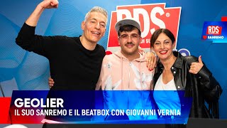 Sanremo 2024 Geolier le polemiche sul primo posto in classifica e il beatbox con Giovanni Vernia [upl. by Ydnirb]