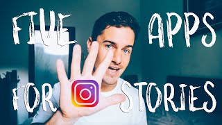 5 APPS for SMOULDERING Instagram Stories [upl. by Darin199]