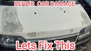 How to FixRepair faded flaking damaged clear coat paint [upl. by Tol388]