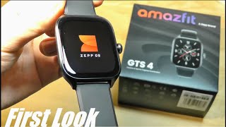 Unboxing Amazfit GTS 4 Smartwatch  Larger AMOLED Display Upgraded GPS amp Sports Tracking [upl. by Britta]