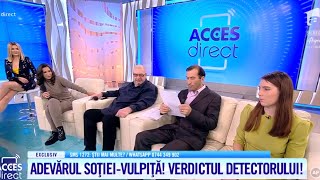 Adevarul soţieivulpiţă Verdictul detectorului de minciuni [upl. by Nuli680]