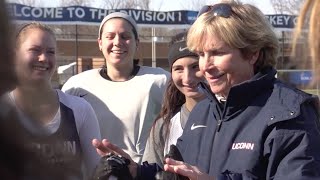 UConn Field Hockey Prepares for National Semifinals 2014 [upl. by Ennovihc]