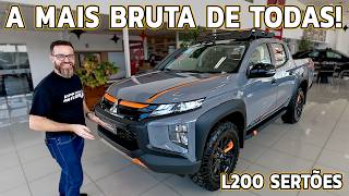 L200 TRITON SAVANA SERTÕES 2024  A Mais Bruta De Todas [upl. by Halyahs407]