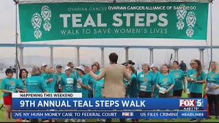 9th Annual Teal Steps Walk [upl. by Eiloj611]