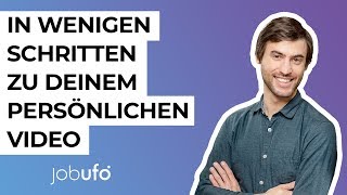 Tipps für deine Videobewerbung Bewerben auf über 100000 Jobs ist jetzt in nur 5 Minuten möglich [upl. by Ladd]