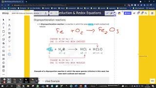 Disproportionation reactions Alevel Chemistry REDOX [upl. by Ardnasak70]