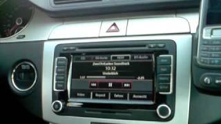 Soundsystem RNS 510 Passat CC [upl. by Aidul]