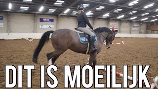 CAVALETTI TRAINEN MET PAARDEN KRUIMEL EN KATIE  PAARDRIJDEN MET PLEZIER [upl. by Alleirbag]