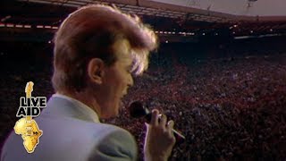 David Bowie  Rebel Rebel Live Aid 1985 [upl. by Rycca]