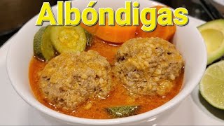 Albondigas Con Arroz y Verduras  A mi estilo [upl. by Llednohs624]