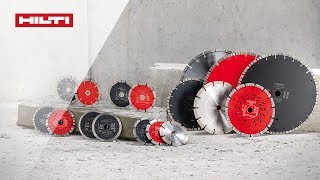 PRÉSENTATION de la nouvelle génération de Hilti disques diamant SPX  Performance extrême [upl. by Smoht]