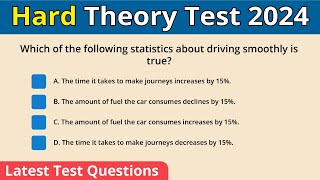 Hardest Theory Test Questions  Theory Test 2024 UK [upl. by Granoff]