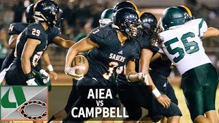 SL Recap  Aiea vs Campbell OIA Blue D1 Football Aug 19 2017 [upl. by Adnilasor]