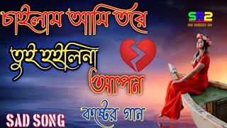 চাইলাম আমি তরে তুই হইলিনা আপন💔chailam ami tore tui hoilina apon🙏sad song [upl. by Lyndon]