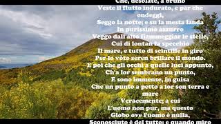 Giacomo Leopardi LA GINESTRA  Le videopoesie di Gianni Caputo [upl. by Lati459]