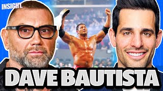 Dave Bautista On Recent Weight Loss Triple H Iconic Theme Music WWE Hall Of Fame Evolution [upl. by Noit]