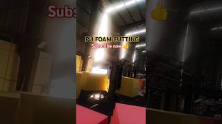 PU Foam Block Cutting machine ✅realfree pufoam blockcutting cuttingmachine shorts shortsfeed [upl. by Refitsirhc]